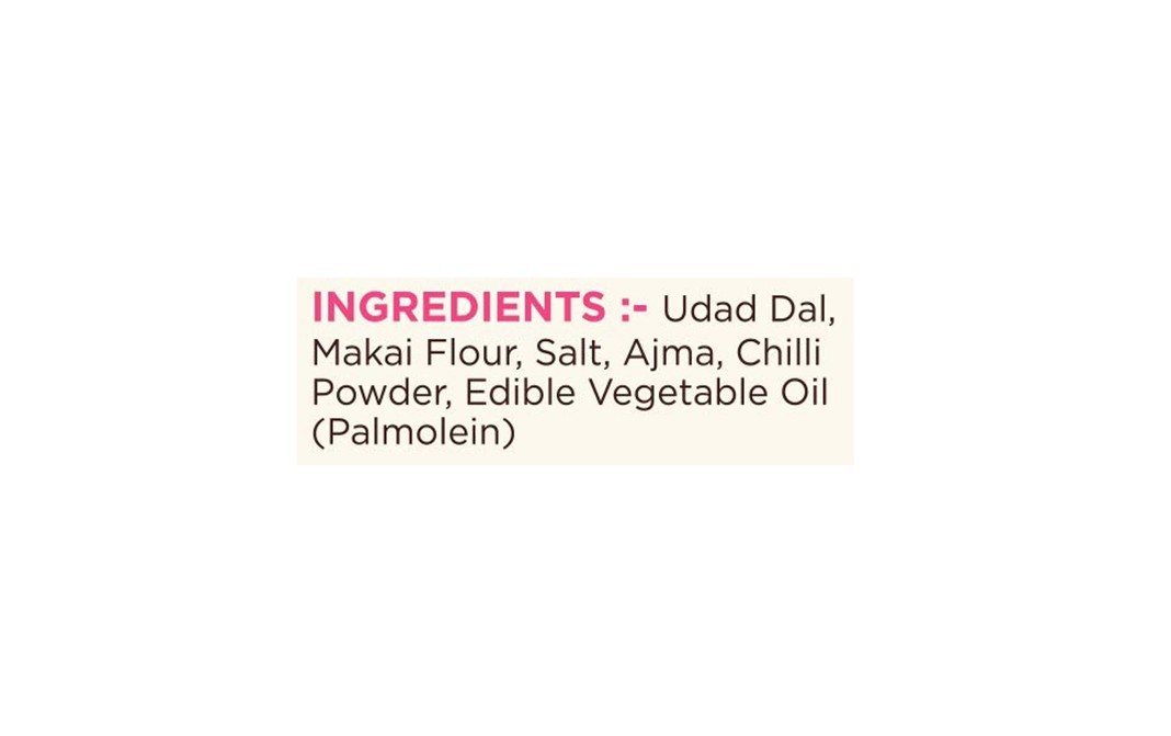 Delight Foods Low Fat Makai Papdi    Pack  150 grams